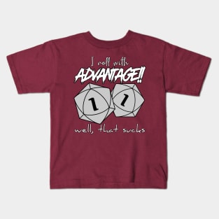 roll with advantage Kids T-Shirt